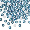 Flat back 1pkg1440 Malibu blue foil back, Preciosa MAXIMA Czech crystal rhinestone, 3.8-4.0mm chaton rose round SS16 image number 0