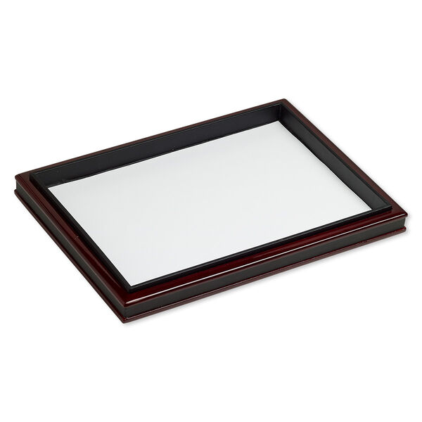 Display tray, fiber board, brown and black, 12-1/2 x 9 x 1-inch easel. Sold individually. image number 0