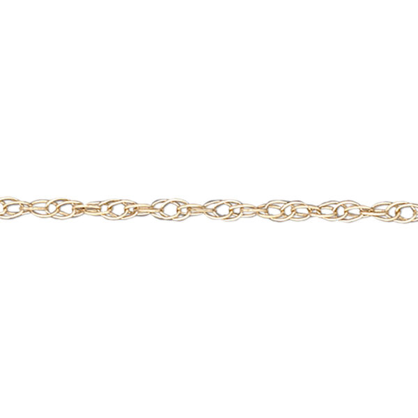 Chain, Gossamer™, 14Kt gold, 0.7mm triple rope. Sold per pkg of 5 feet. image number 0