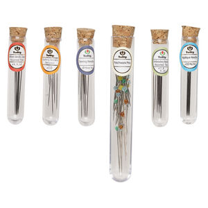Needle assortment, Tulip 1pkg94 nickel- and gold-plated steel, assorted sizes and lengths (THS-004E).
