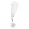 Rainbow moonstone / iolite 1pkg1, top-drilled hand-cut 1sided carved flower bead natural, 16mm image number 2