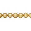 Freshwater pearl 1pkg1, semi-round, 15.5-16 inch dark gold 6-8mm cultured image number 0