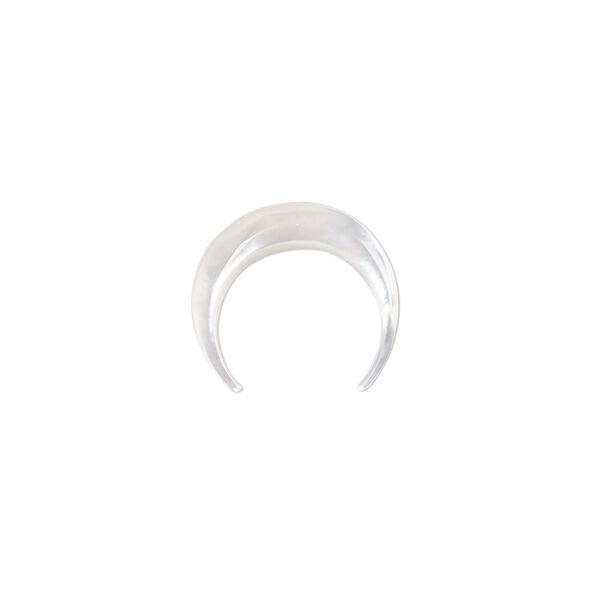 Component, gold lip shell (natural), 15x14mm hand-cut 3D naja, Mohs hardness 3-1/2. Sold individually. image number 0