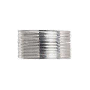 Wire, sterling silver, dead-soft, half-round, 21 gauge. Sold per pkg of 5 feet.