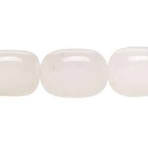 Snow quartz 1pkg1, nugget bead natural, 15 inch medium to large