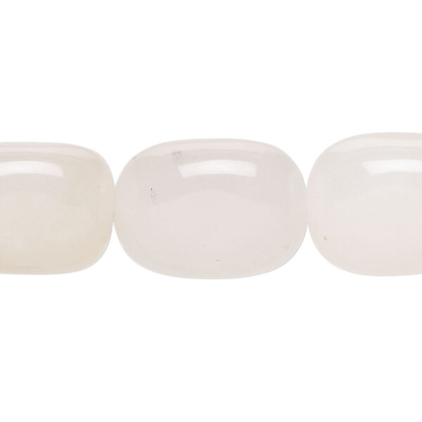 Snow quartz 1pkg1, nugget bead natural, 15 inch medium to large image number 0