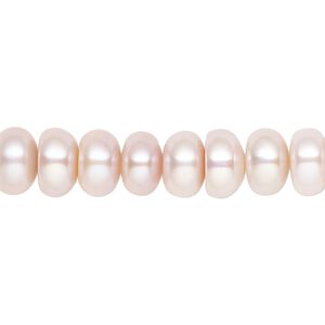 Freshwater pearl 1pkg1, button bead natural 14 inch 9mm cultured
