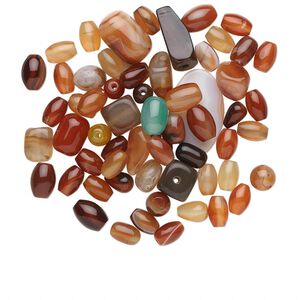 Multi-agate 1pkg1, mixed shape bead 1/4 lb mix 4mm-36x26mm