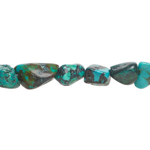 Turquoise 1pkg1, nugget bead 12 inch small