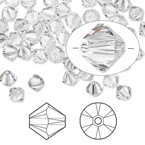 Bead 144pk crystal, Crystal Passions® 5mm bicone 5328