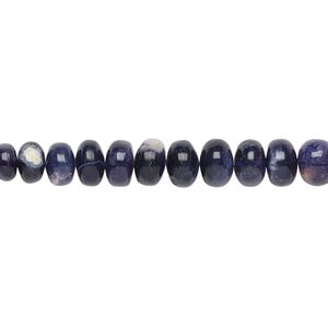 Purple opal 1pkg1, hand-cut rondelle bead natural 15.5-16 inch graduated 3x2mm-7x5mm