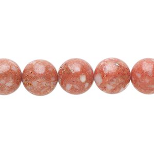 Multi-gemstone / mother-of-pearl shell / resin 1pkg1, round bead 15 inch 9-11mm