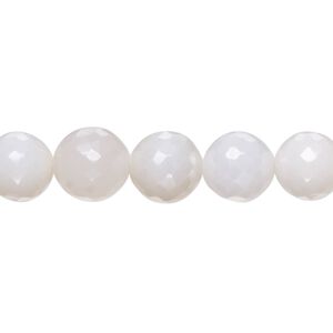Blue chalcedony 1pkg1, hand-cut faceted round bead natural 8 inch 9-10mm