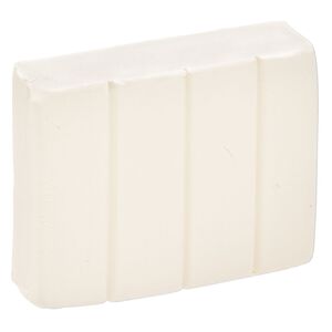 Polymer clay, Sculpey® Soufflé™, pkg/1.7 ounces, buttercream.