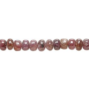 Multi-sapphire 1pkg1, hand-cut rondelle bead natural 13 inch 5x2mm-7x5mm