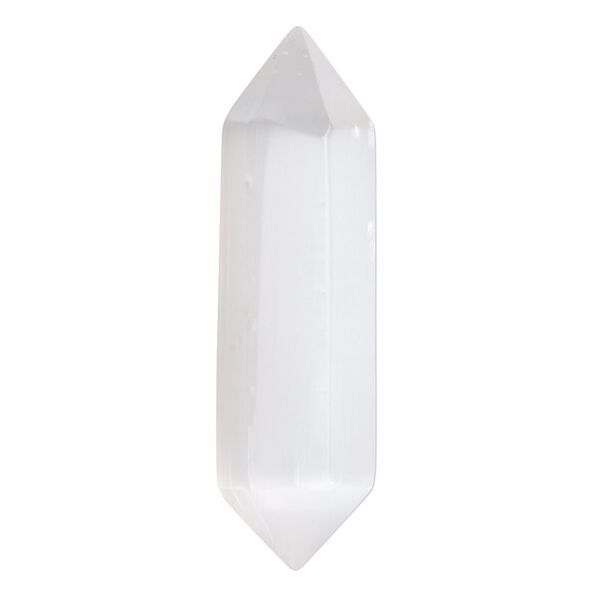 Selenite 1pkg1, hand-cut undrilled double terminated point component 39x9mm-42x10mm image number 0