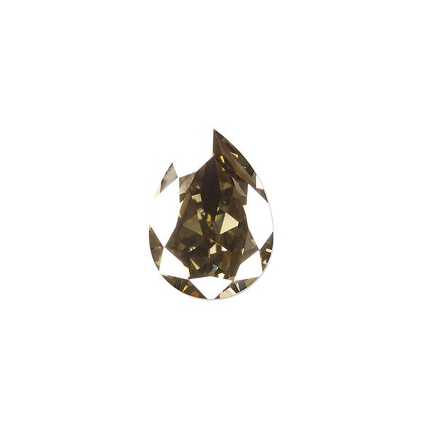 Fancy stone 1pkg1 crystal bronze foil back, Crystal Passions&reg; Regenerated 18x13mm pear 4320 image number 0