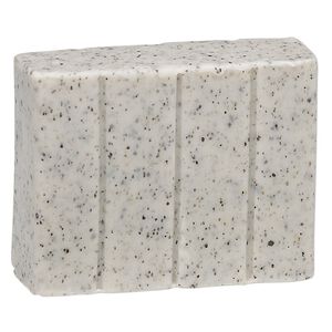 Polymer clay, Sculpey® PREMO, grey granite. Sold per 2-ounce bar.