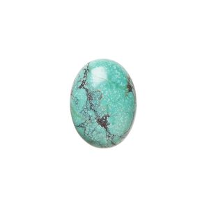 Turquoise 1pkg1, calibrated oval cab 16x12mm