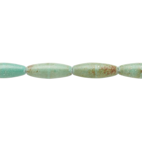 Magnesite 1pkg1, oval bead 15 inch 14x5mm image number 0
