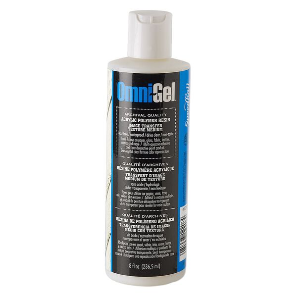 Photo transfer liquid, Omni-Gel™, pkg/8-fluid-ounce bottle. image number 0