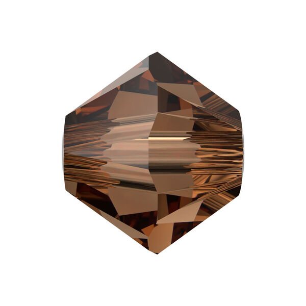 Bead 1pkg1440 smoked topaz, Swarovski® ReCreated™, 4mm bicone 5328 image number 0