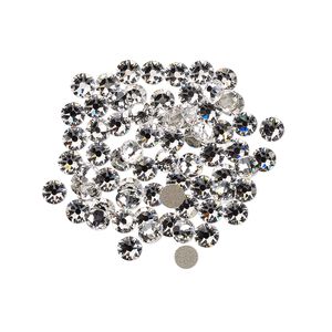Flat back 1440pk crystal foil back, Crystal Passions® 3-3.2mm rose round SS12 2088