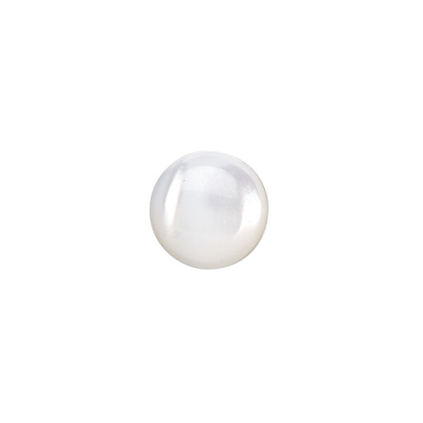 Cabochon, trochus shell (natural), 6mm calibrated round, Mohs hardness 3-1/2. Sold per pkg of 4. image number 0