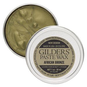 Wax paste, Gilders Paste®, pkg/1-ounce tin, African bronze.