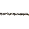 Bead 1pkg1, black lip shell / gold lip shell / mother-of-pearl shell (natural / bleached), medium to extra-large chip, 15 inches. image number 1