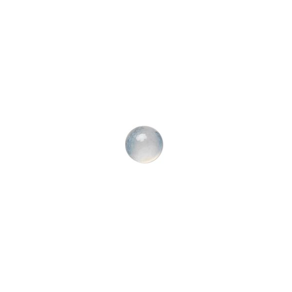 Blue chalcedony 1pkg10, hand-cut calibrated round cab natural 4mm image number 0