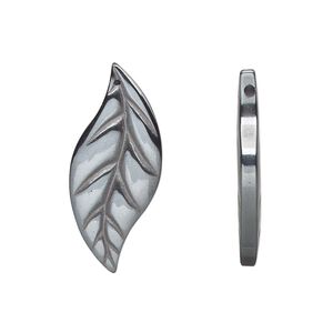 Hemalyke™ 1pkg4, 2-sided leaf drop 27.5x12mm