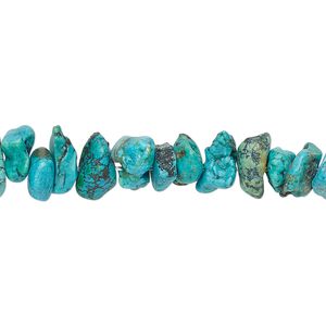 Turquoise 1pkg1, chip bead 15.5-16 inch medium