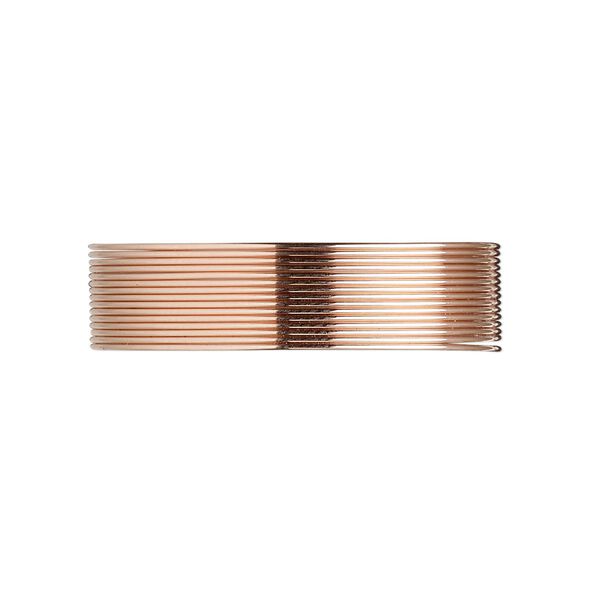 Wire, 12Kt rose gold-filled, half-hard, round, 24 gauge. Sold per pkg of 25 feet. image number 0
