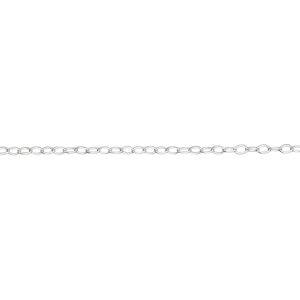 Chain 1pkg1 sterling silver cable, 1.2mm, Gossamer™ 5 foot unfinished