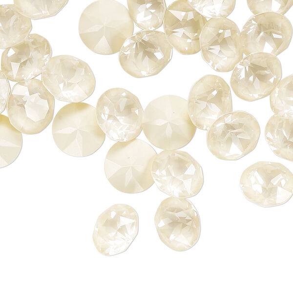 Chaton 144pk crystal linen ignite, Swarovski® 8.16-8.41mm round SS39 1088 image number 0
