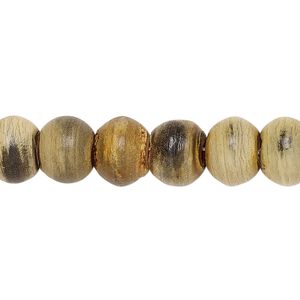 Bead, horn (natural), 10x8mm drum. Sold per pkg of 25.