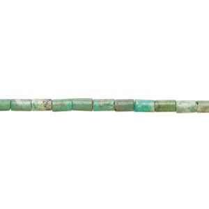 Turquoise 1pkg1, round tube bead 15.5-16 inch 4x2mm-5x3mm