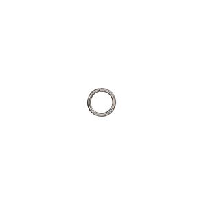Jump ring, stainless steel, 6mm round, 4.4mm inside diameter, 20 gauge. Sold per pkg of 50.