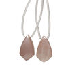 Coffee moonstone 1pkg2, hand-cut top-drilled puffed kite bead natural B grade, 17x10mm image number 0