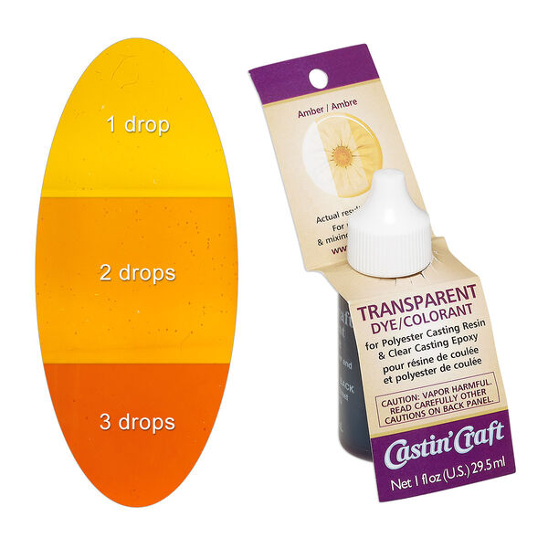 Dye, Castin' Craft®, amber. Sold per 1-fluid ounce bottle. image number 0