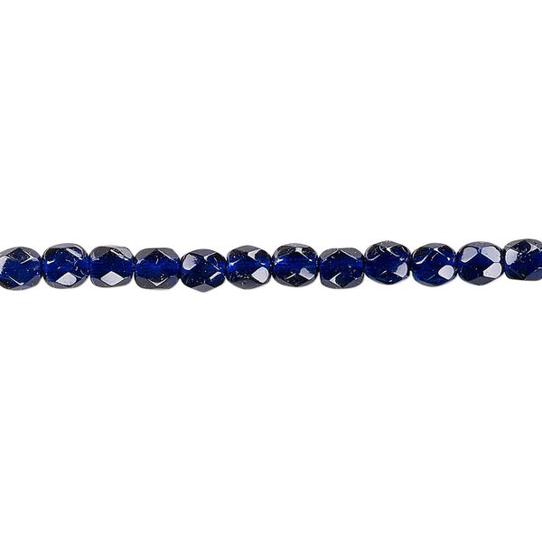 Bead, Czech fire-polished dipped décor glass, translucent plum, 4mm faceted round. Sold per pkg of 1,200 (1 mass). image number 0