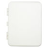 Organizer, The Bead Buddy® The Perfect Bead Mat® Design Save 'n Go! Junior®, plastic / paper / foam, white / tan / black, 12 x 9 x 3/4 inches with bead tray. Sold individually. image number 1