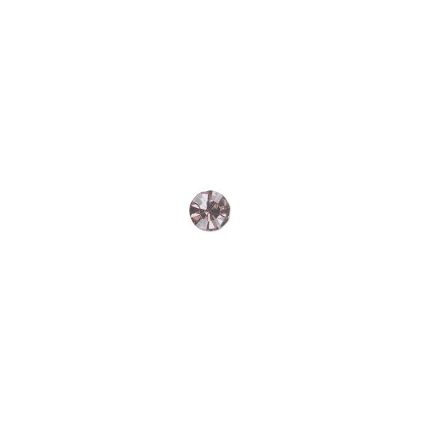 Chaton, glass rhinestone, light amethyst purple, foil back, 4-4.1mm faceted round, PP32. Sold per pkg of 48. image number 0