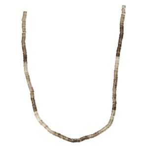 Smoky quartz 1pkg1, hand-cut heishi bead 14 inch 4x3mm-5x4mm