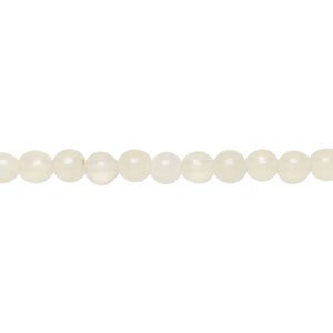 Sea green new "jade" / olive green new "jade" 1pkg1, round bead natural, 15.5-16 inch 4mm light