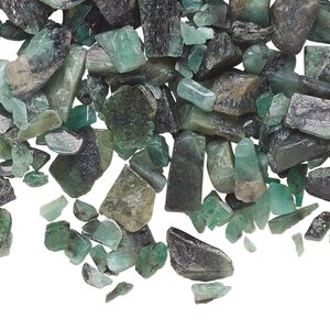 Emerald 1pkg1, undrilled inlay chip 1 oz mini