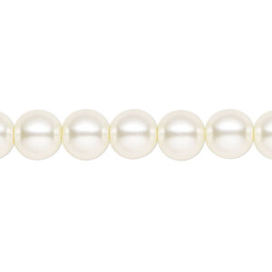 Pearl 1pk cream, Celestial Crystal&reg; 8mm round 15.5-16 inch