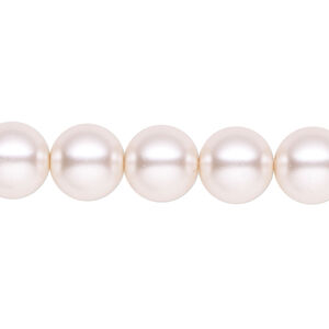 Pearl 1pk light pink, Celestial Crystal® 10mm round 15.5-16 inch