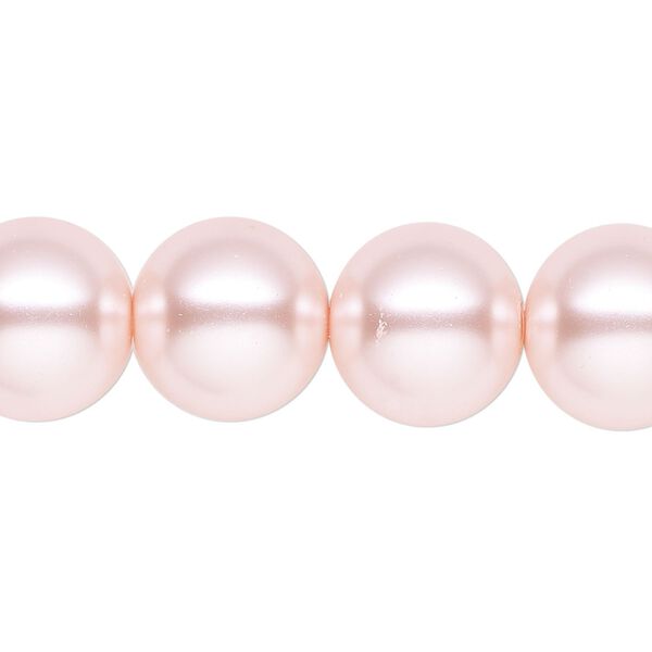 Pearl 1pk rosaline, Celestial Crystal® 14mm round 15.5-16 inch image number 0
